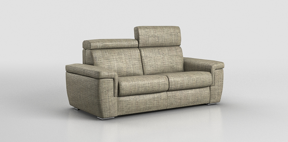 Palazza - 2 seater sofa bed squared armrest